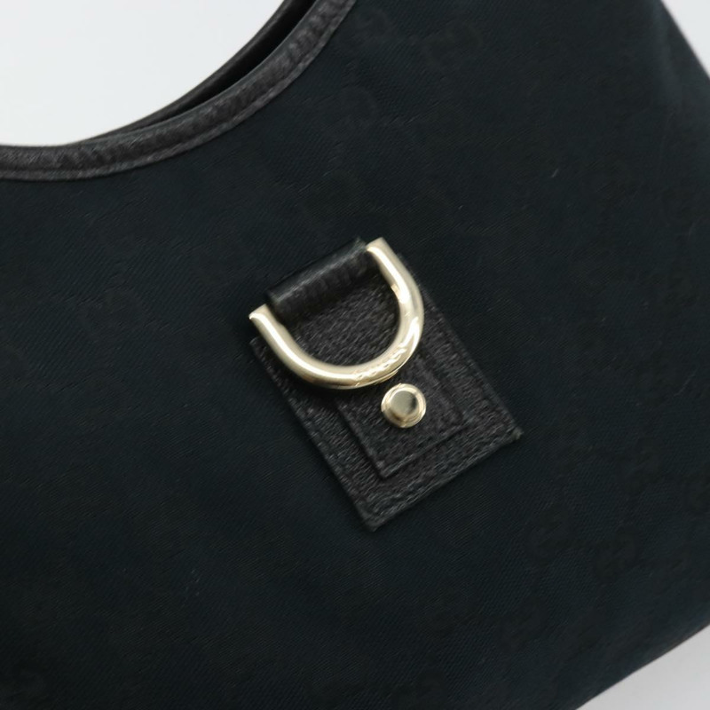 【日本直送】GUCCI Abbey GG帆布單肩包 黑色 金色 130738 正品 yk20293SAV-17