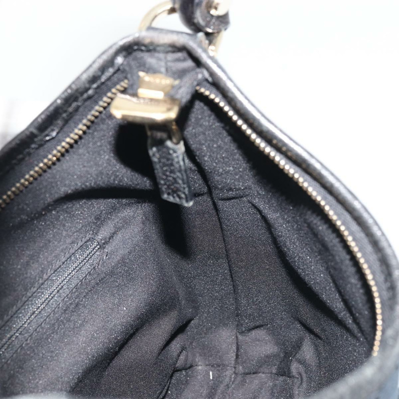 【日本直送】GUCCI Abbey GG帆布單肩包 黑色 金色 130738 正品 yk20293SAV-19