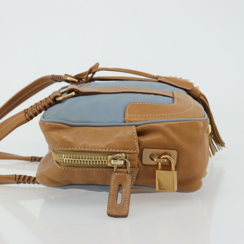 【日本直送】PRADA 尼龍藍金肩包 正品 yk20298A-3