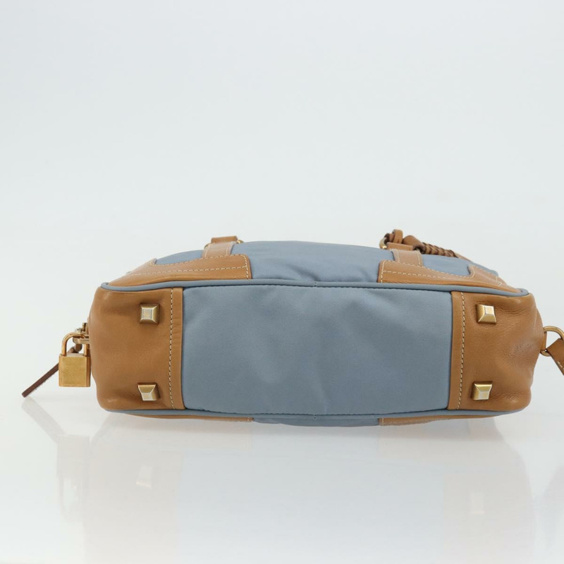 【日本直送】PRADA 尼龍藍金肩包 正品 yk20298A-4