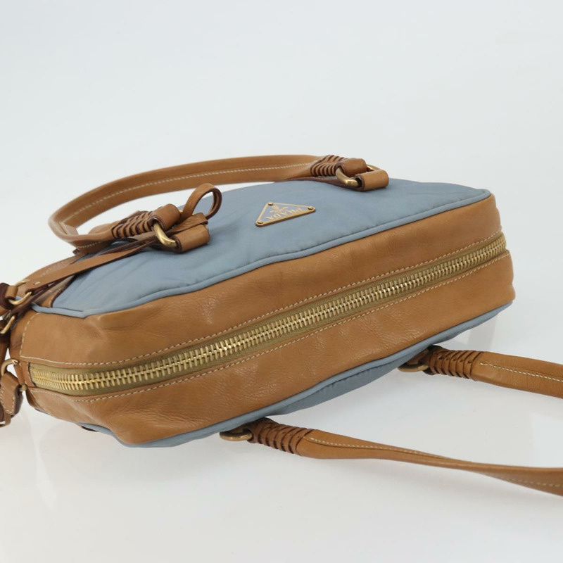 【日本直送】PRADA 尼龍藍金肩包 正品 yk20298A-5