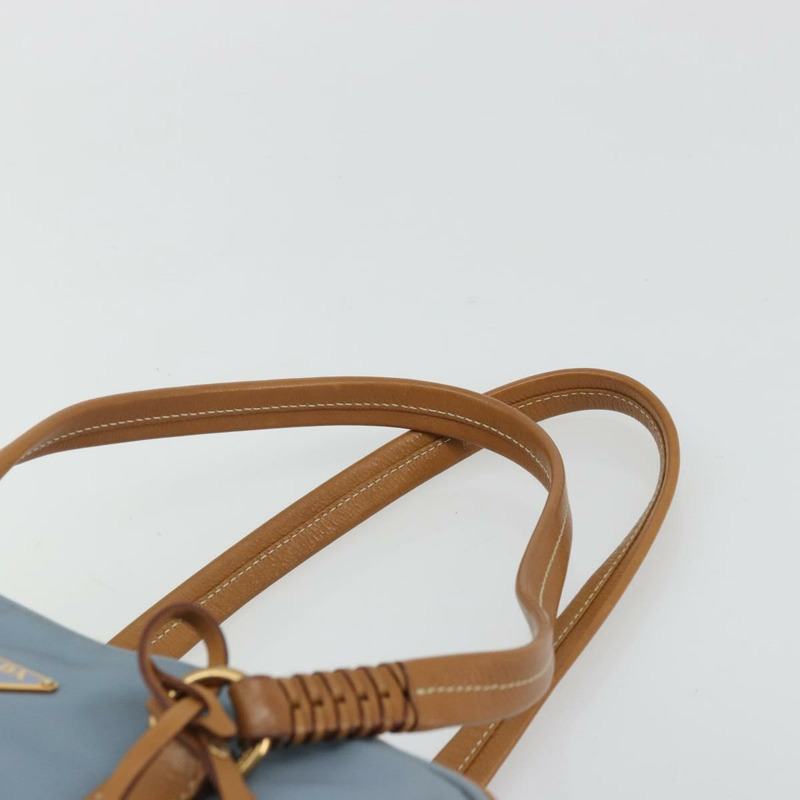 【日本直送】PRADA 尼龍藍金肩包 正品 yk20298A-13