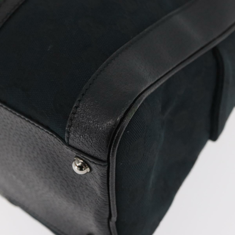 【日本直送】GUCCI GG帆布織帶雪莉系列手提包 黑色 銀色 紅色 145997 正品 ka3881A-15