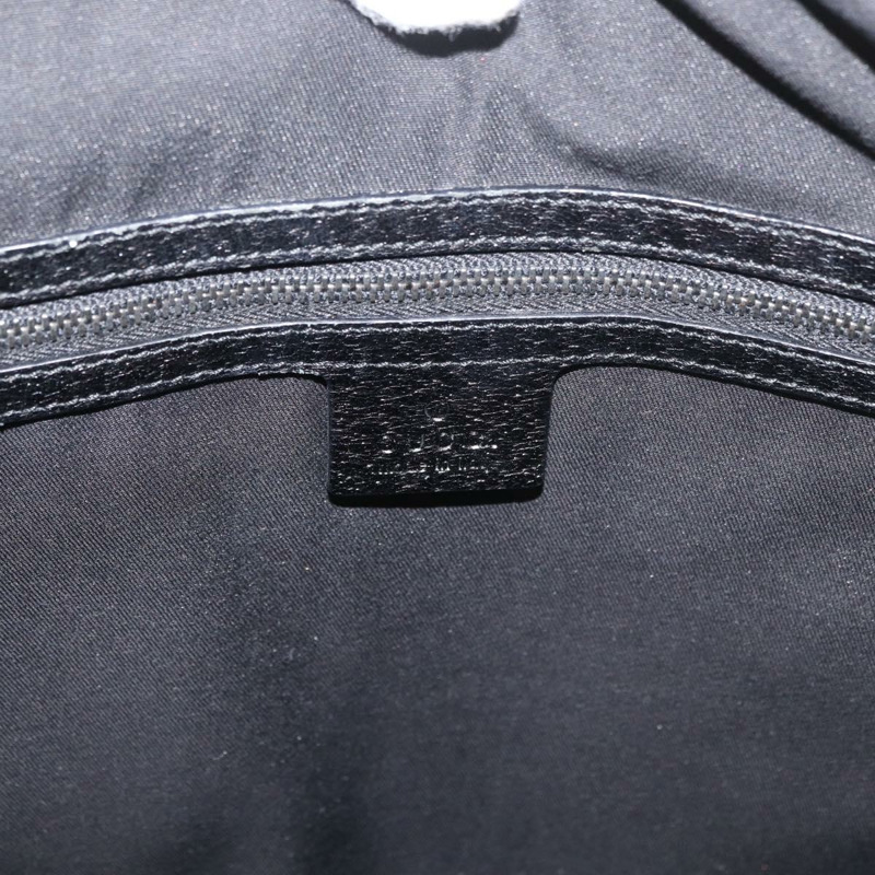 【日本直送】GUCCI GG帆布織帶雪莉系列手提包 黑色 銀色 紅色 145997 正品 ka3881A-18