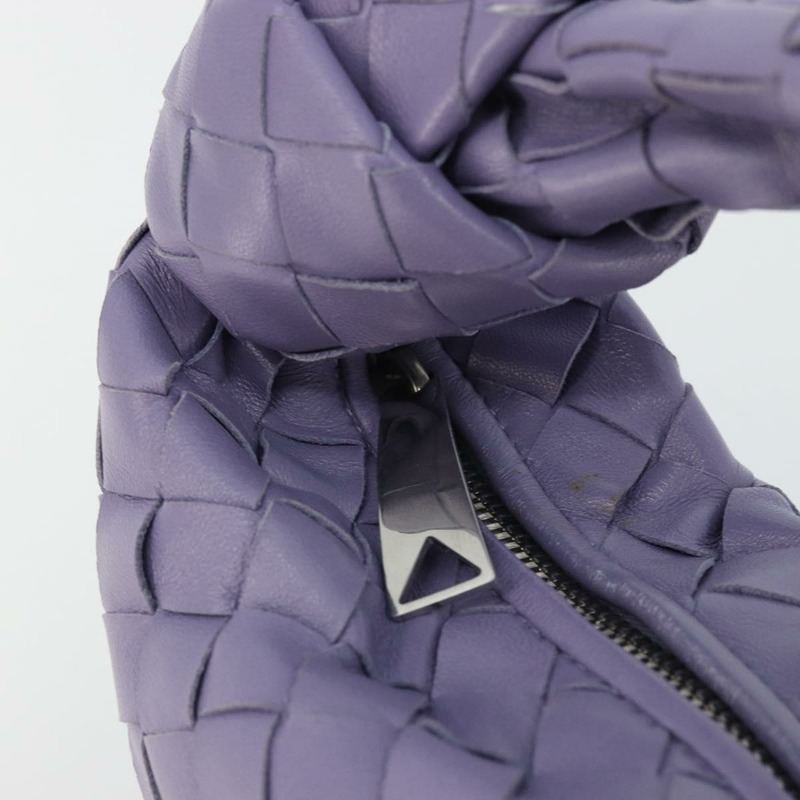 【日本直送】BOTTEGA VENETA INTRECCIATO 迷你 Jody 包 皮革 紫色 銀色 正品 ka4050SAM-9