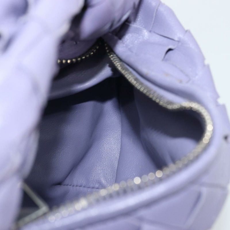 【日本直送】BOTTEGA VENETA INTRECCIATO 迷你 Jody 包 皮革 紫色 銀色 正品 ka4050SAM-18
