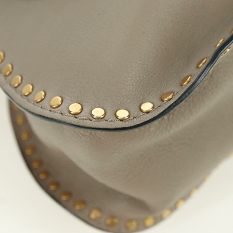 【日本直送】Chloe Marcie 手提包 皮革 兩用 米色 金色 正品 yk20325SAV-15