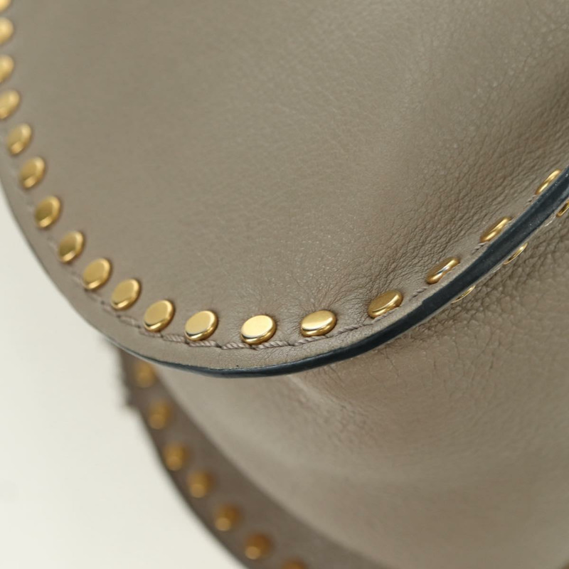 【日本直送】Chloe Marcie 手提包 皮革 兩用 米色 金色 正品 yk20325SAV-17