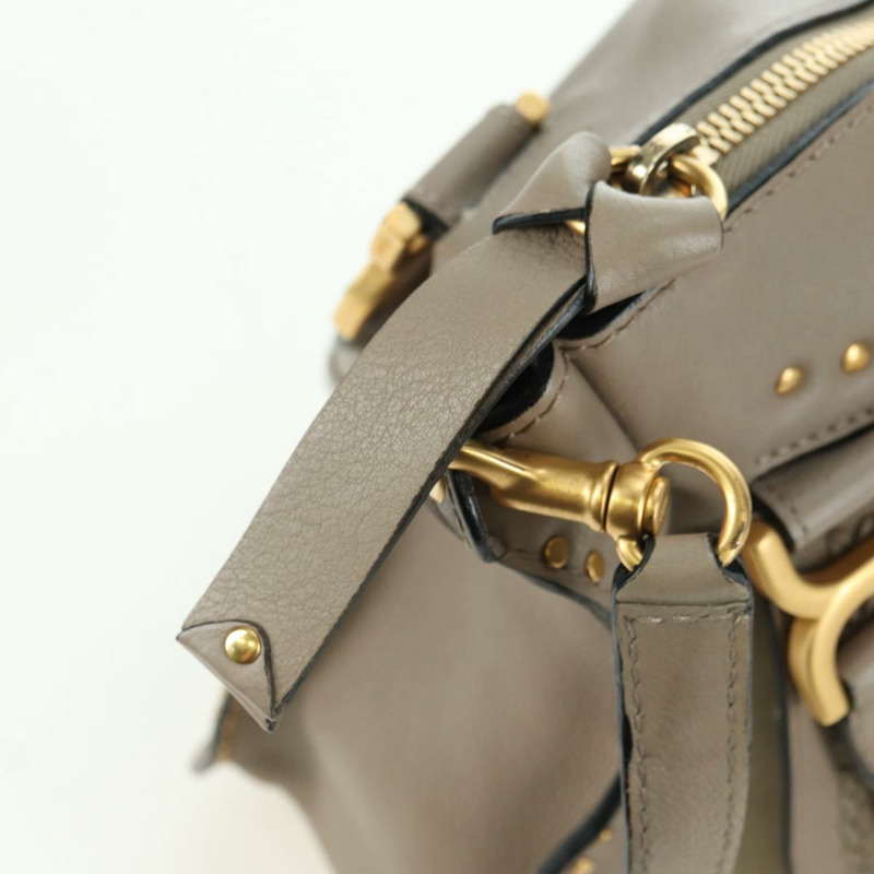 【日本直送】Chloe Marcie 手提包 皮革 兩用 米色 金色 正品 yk20325SAV-22