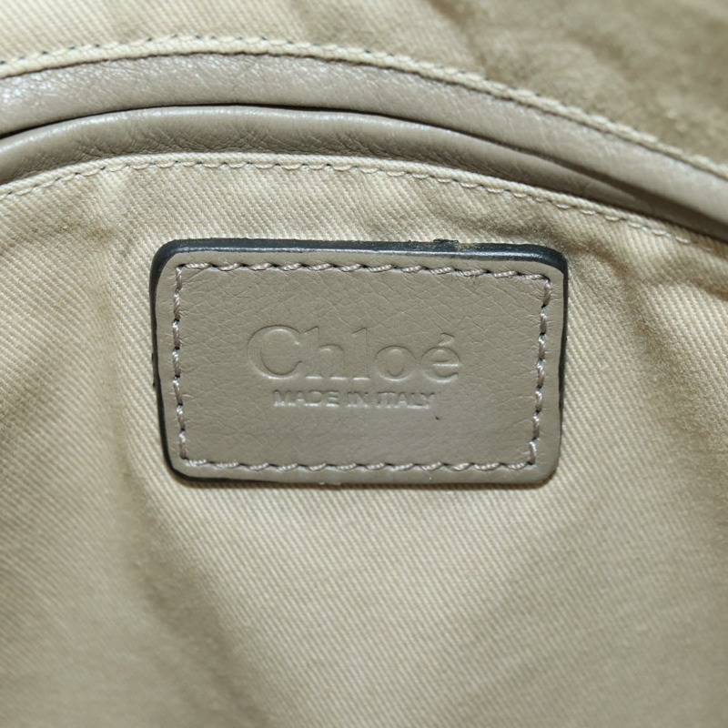 【日本直送】Chloe Marcie 手提包 皮革 兩用 米色 金色 正品 yk20325SAV-23