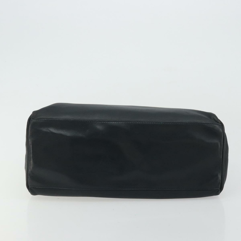 【日本直送】PRADA 手提包 皮革 海軍藍 銀色 正品 yk20275A-4