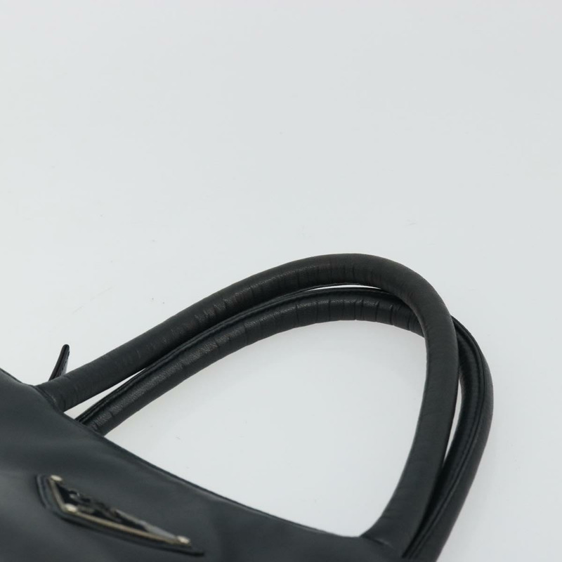 【日本直送】PRADA 手提包 皮革 海軍藍 銀色 正品 yk20275A-7