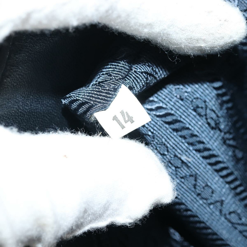 【日本直送】PRADA 手提包 皮革 海軍藍 銀色 正品 yk20275A-10