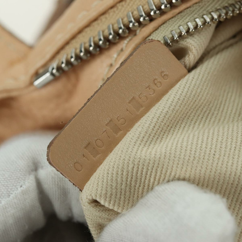 【日本直送】Chloe Paddington 手提包 皮革 米色 金色銀色 正品 am11351SAV-10