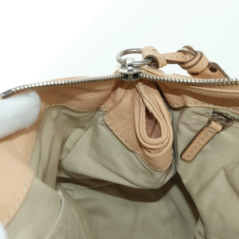 【日本直送】Chloe Paddington 手提包 皮革 米色 金色銀色 正品 am11351SAV-21