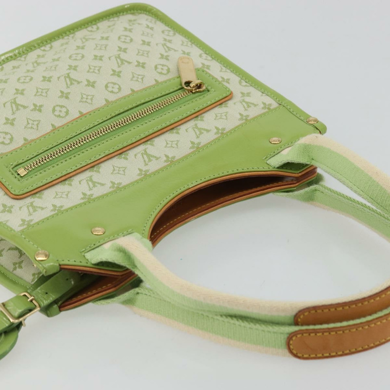 【日本直送】路易威登 Monogram Mini Sac Catline 包 杏仁綠 M92931 LV Auth yk20243A-5