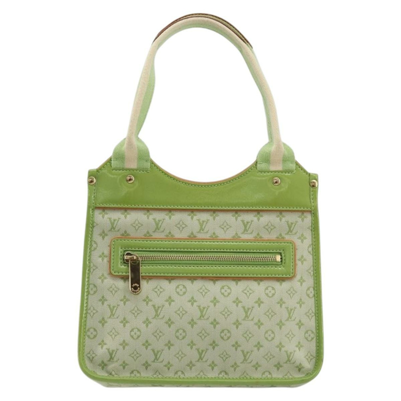 【日本直送】路易威登 Monogram Mini Sac Catline 包 杏仁綠 M92931 LV Auth yk20243A-12