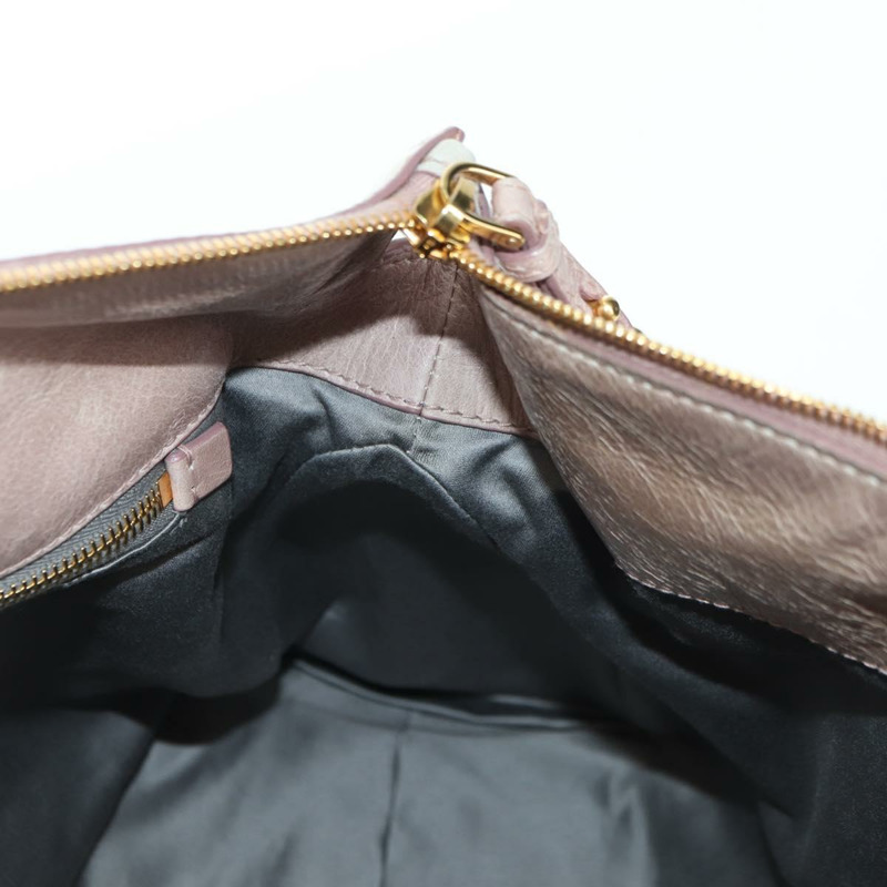 【日本直送】Miu Miu Matelasse 手提包 皮革 2way 粉紅金配色 正品 yk20248SAM-20