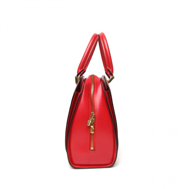 LOUIS VUITTON 紅色EPI水波紋牛皮1998中古手提保齡球包肩背包-3