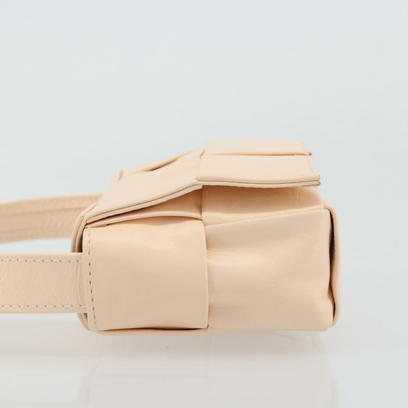 【日本直送】BOTTEGA VENETA MAXI INTRECCIATO 粉紅真皮肩包 正品 ka3964M-3
