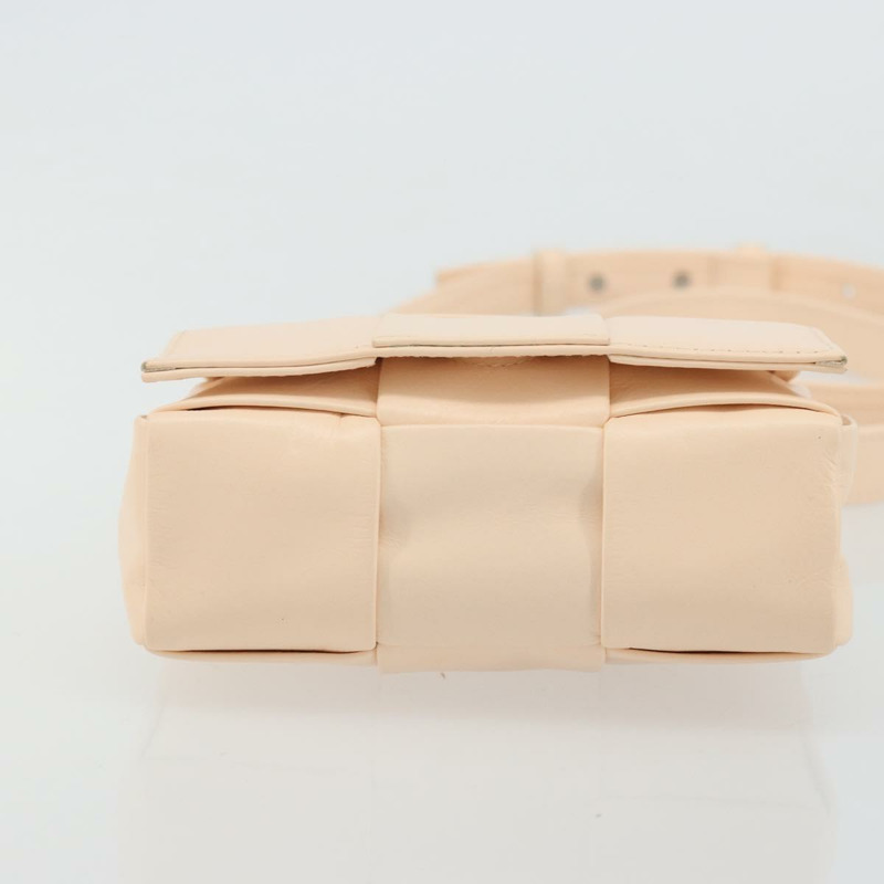 【日本直送】BOTTEGA VENETA MAXI INTRECCIATO 粉紅真皮肩包 正品 ka3964M-4