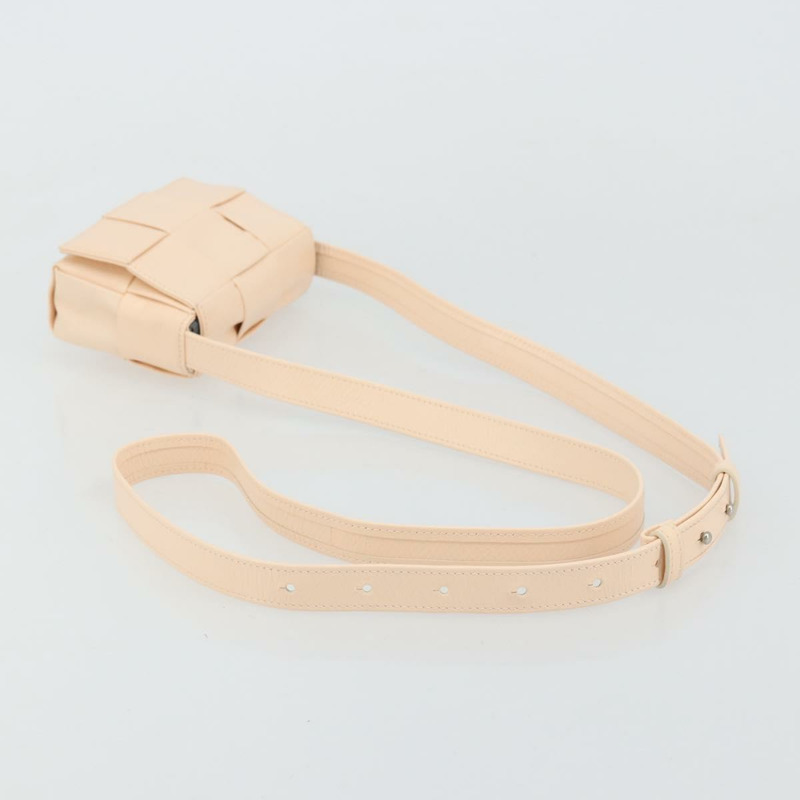 【日本直送】BOTTEGA VENETA MAXI INTRECCIATO 粉紅真皮肩包 正品 ka3964M-6