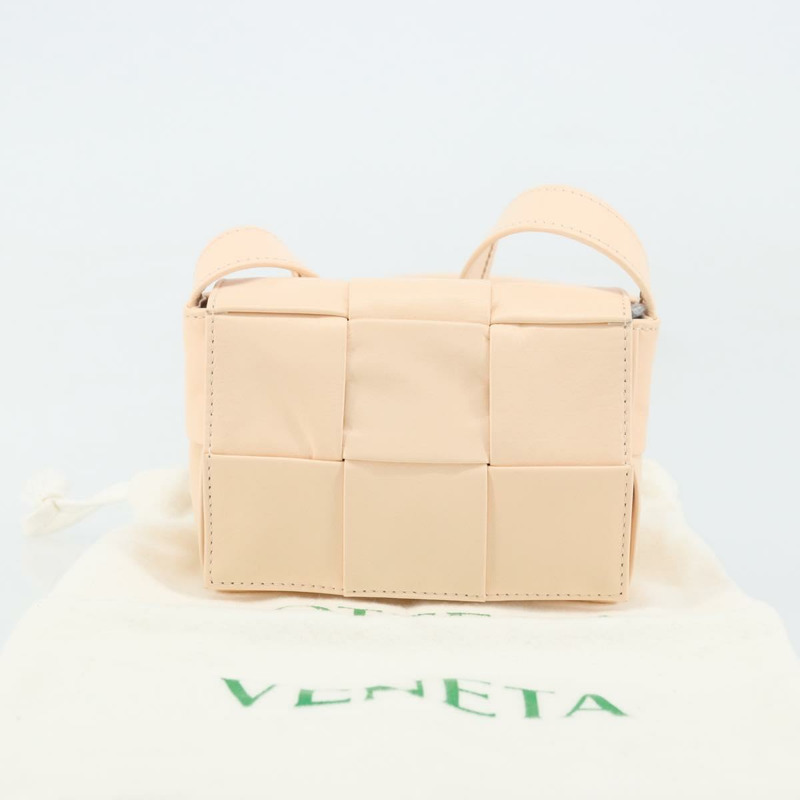 【日本直送】BOTTEGA VENETA MAXI INTRECCIATO 粉紅真皮肩包 正品 ka3964M-11