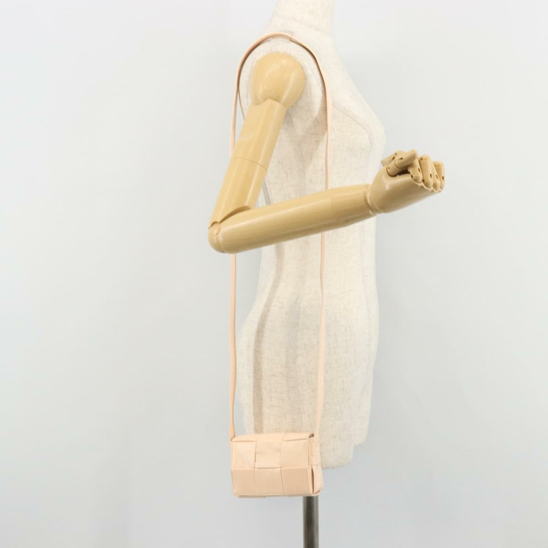 【日本直送】BOTTEGA VENETA MAXI INTRECCIATO 粉紅真皮肩包 正品 ka3964M-21