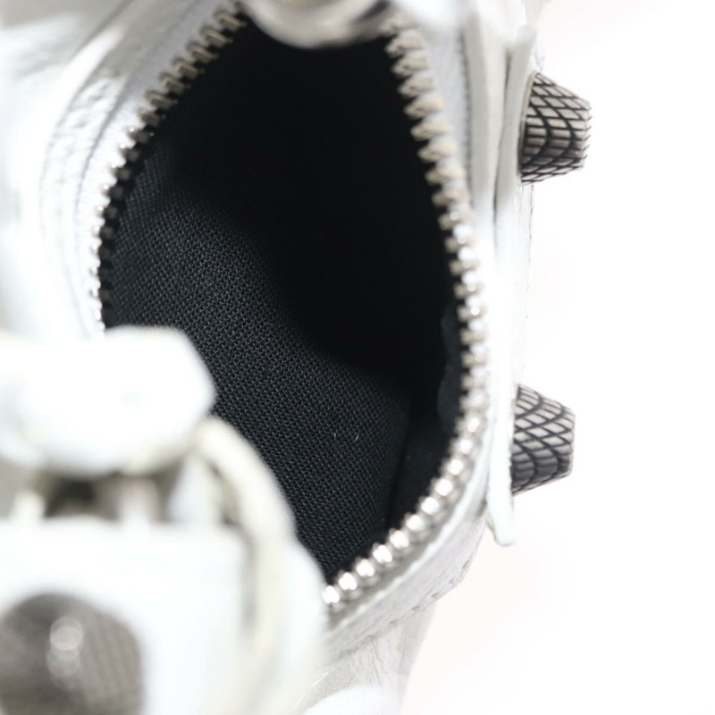 【日本直送】BALENCIAGA Lucagol XS 迷你旅行包 皮革 兩用 白色 743356 正品 ka3870SAV-25