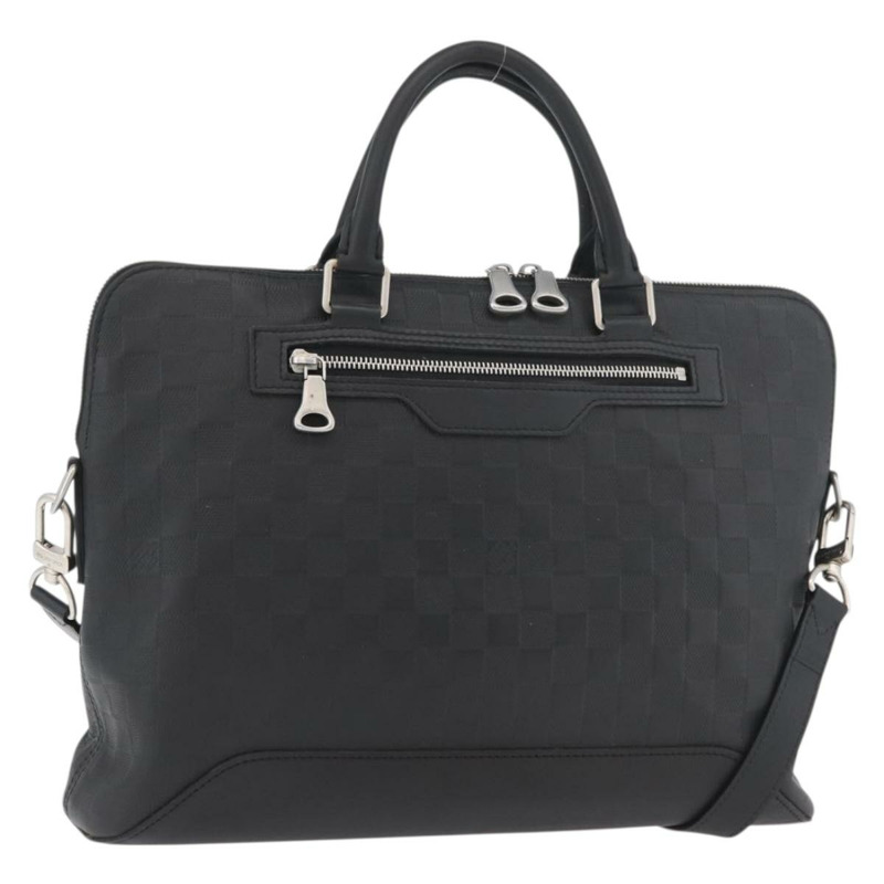 【日本直送】路易威登 Damier Infini Avenue 商務包 黑色瑪瑙色 N41019 正品 ka3855A-0