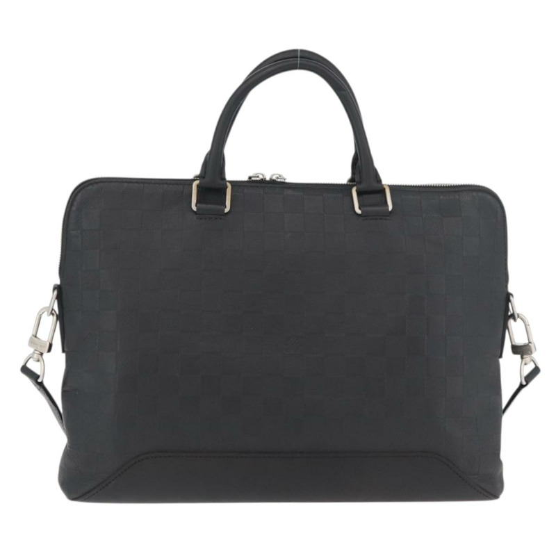 【日本直送】路易威登 Damier Infini Avenue 商務包 黑色瑪瑙色 N41019 正品 ka3855A-1
