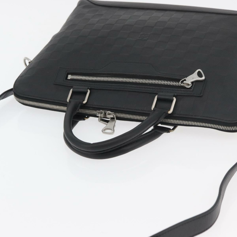 【日本直送】路易威登 Damier Infini Avenue 商務包 黑色瑪瑙色 N41019 正品 ka3855A-5