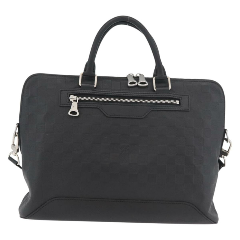 【日本直送】路易威登 Damier Infini Avenue 商務包 黑色瑪瑙色 N41019 正品 ka3855A-12