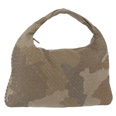 BOTTEGA VENETA INTRECCIATO 流浪漢單肩包皮革灰色正品 176061V