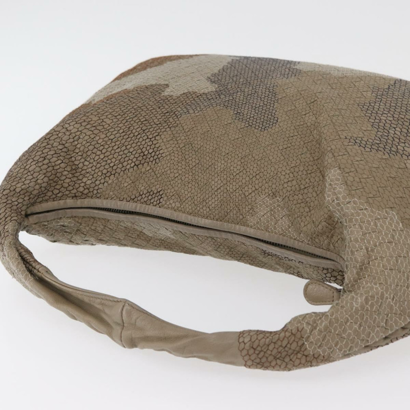 【日本直送】BOTTEGA VENETA INTRECCIATO 流浪漢單肩包皮革灰色正品 176061V-5