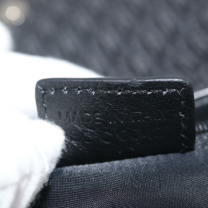 【日本直送】Christian Dior Trotter帆布肩背包 黑色 銀色 正品 176057A-11