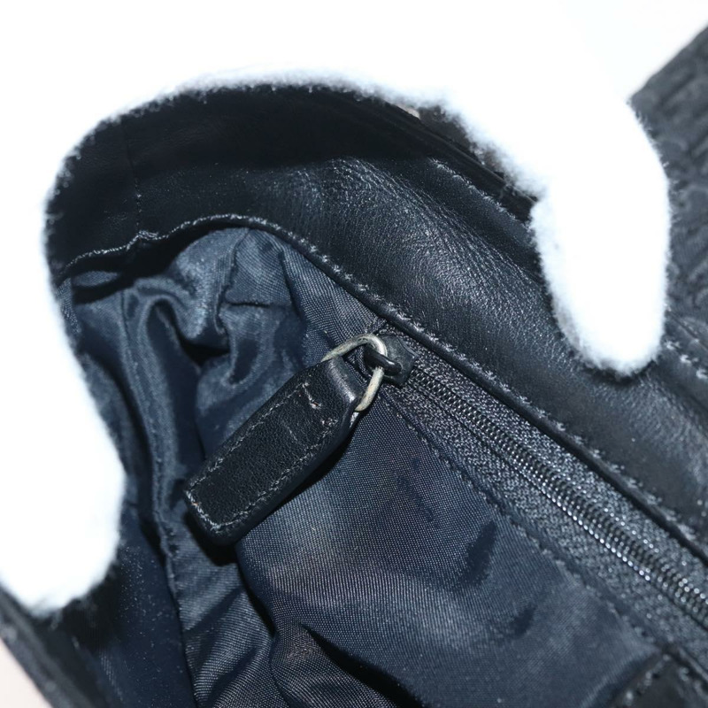 【日本直送】Christian Dior Trotter帆布肩背包 黑色 銀色 正品 176057A-21