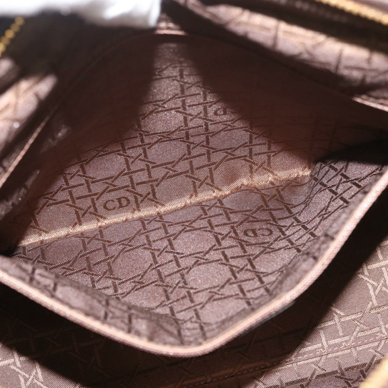 【日本直送】Christian Dior Canage 手提包，羊皮材質，棕色，金色，正品，貨號 176393SAV-22