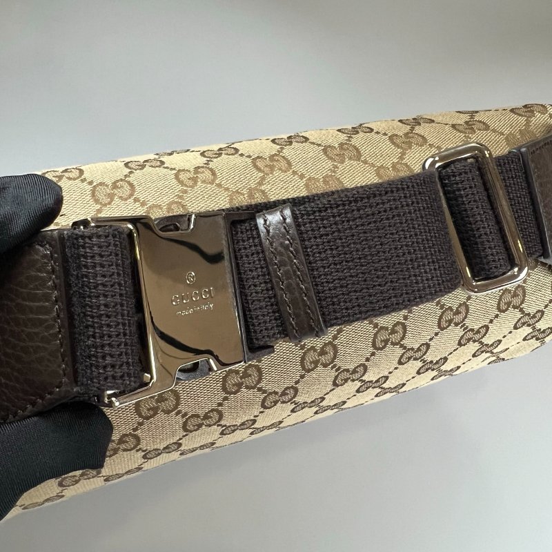 GUCCI 630915  帆布老花腰包-5
