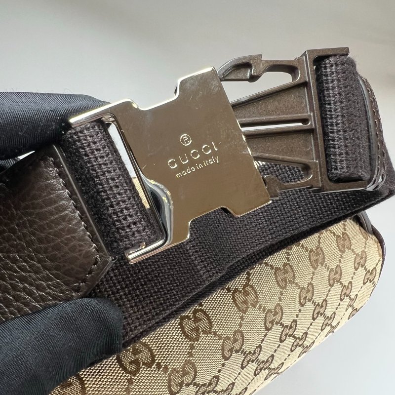 GUCCI 630915  帆布老花腰包-11
