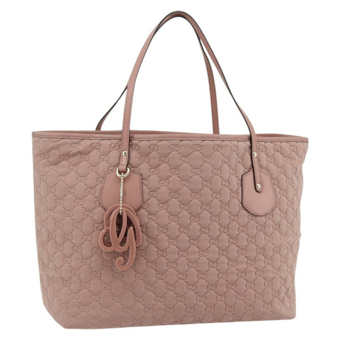 GUCCI GG帆布托特包 粉金配色 211975 正品 mr2298V