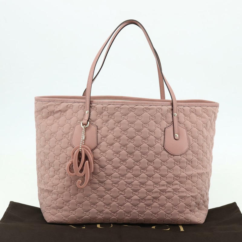 【日本直送】GUCCI GG帆布托特包 粉金配色 211975 正品 mr2298V-11
