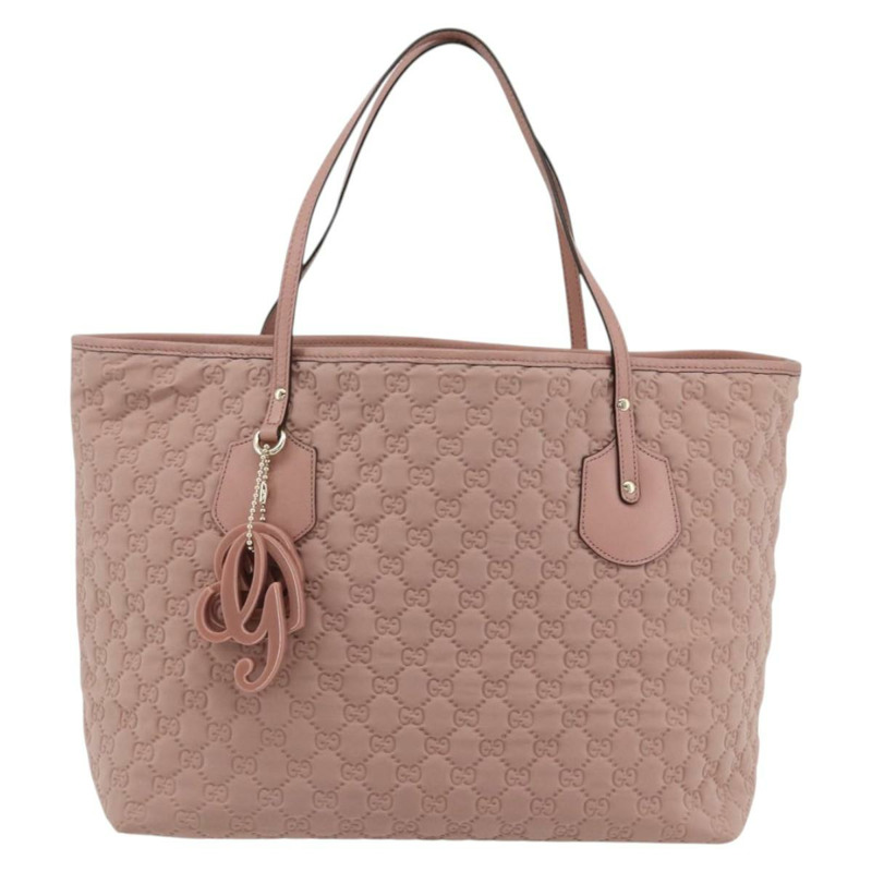 【日本直送】GUCCI GG帆布托特包 粉金配色 211975 正品 mr2298V-12
