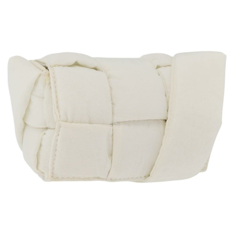 【日本直送】BOTTEGA VENETA MAXI INTRECCIATO 卡式單肩包尼龍白色正品 mr2368A-0