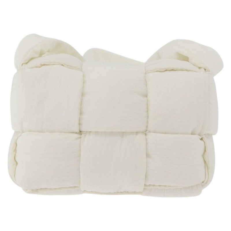 【日本直送】BOTTEGA VENETA MAXI INTRECCIATO 卡式單肩包尼龍白色正品 mr2368A-1