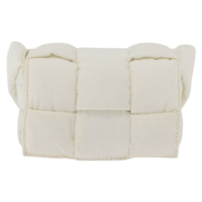 【日本直送】BOTTEGA VENETA MAXI INTRECCIATO 卡式單肩包尼龍白色正品 mr2368A-12