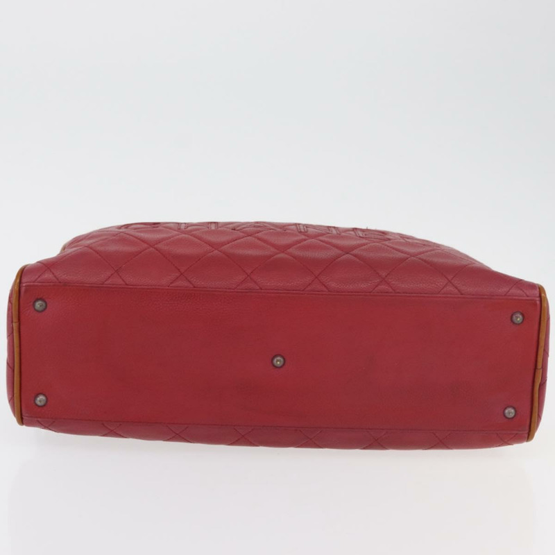 【日本直送】香奈兒波士頓包 魚子醬紋粉紅 CC Auth mr2346A-4