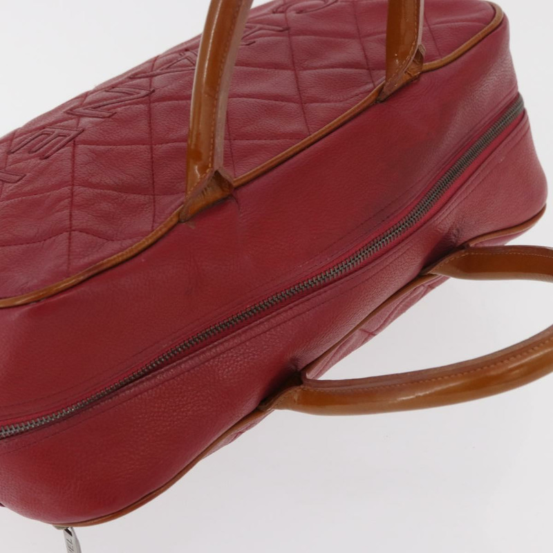 【日本直送】香奈兒波士頓包 魚子醬紋粉紅 CC Auth mr2346A-5