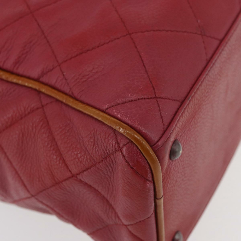 【日本直送】香奈兒波士頓包 魚子醬紋粉紅 CC Auth mr2346A-8