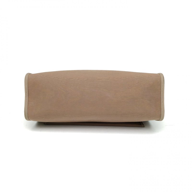 HERMES Herbag31大象灰拼黑色帆布/牛皮C刻銀扣肩背包-4